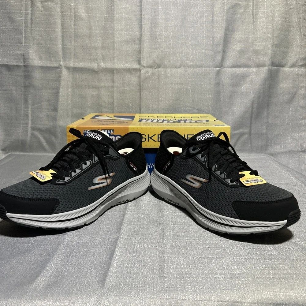 Skechers Men's Slip-ins Go Run Consistent 2.0 Empowered  SZ 13 Memory Foam Black